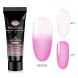 Acrylic Poly Extension Gel 20ml UV Quick Builder Extension Pink White Clear Crystal UV Gel Tips Enhancement Slip Solution
