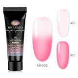 Acrylic Poly Extension Gel 20ml UV Quick Builder Extension Pink White Clear Crystal UV Gel Tips Enhancement Slip Solution