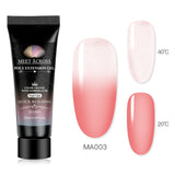 Acrylic Poly Extension Gel 20ml UV Quick Builder Extension Pink White Clear Crystal UV Gel Tips Enhancement Slip Solution