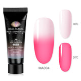 Acrylic Poly Extension Gel 20ml UV Quick Builder Extension Pink White Clear Crystal UV Gel Tips Enhancement Slip Solution