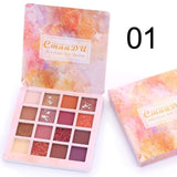 Nude Eye Shadow Palette 16 Color Eyeshadow Mermaid Shimmer Matte Glitter Powder Waterproof Paleta De Sombra Eyes Make up Pallete