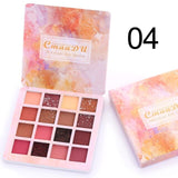 Nude Eye Shadow Palette 16 Color Eyeshadow Mermaid Shimmer Matte Glitter Powder Waterproof Paleta De Sombra Eyes Make up Pallete