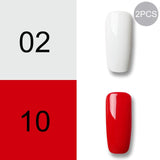 ROSALIND Gel Polish Set UV Vernis Semi Permanent Primer Top Coat 7ML Poly Gel Varnish Nail Art Manicure Gel Lak PolishesNails