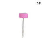 MEET ACROSS Ceramic Nail Drill Bit Diamond Electric Manicure Cutter Machine Rotate Remove Head Accessories Nail Art Tools