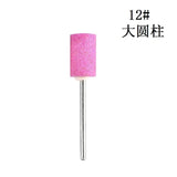 MEET ACROSS Ceramic Nail Drill Bit Diamond Electric Manicure Cutter Machine Rotate Remove Head Accessories Nail Art Tools