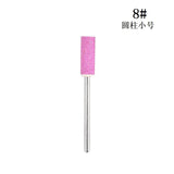 MEET ACROSS Ceramic Nail Drill Bit Diamond Electric Manicure Cutter Machine Rotate Remove Head Accessories Nail Art Tools