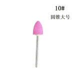 MEET ACROSS Ceramic Nail Drill Bit Diamond Electric Manicure Cutter Machine Rotate Remove Head Accessories Nail Art Tools