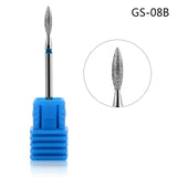 MEET ACROSS Ceramic Nail Drill Bit Diamond Electric Manicure Cutter Machine Rotate Remove Head Accessories Nail Art Tools