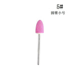 MEET ACROSS Ceramic Nail Drill Bit Diamond Electric Manicure Cutter Machine Rotate Remove Head Accessories Nail Art Tools