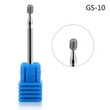 MEET ACROSS Ceramic Nail Drill Bit Diamond Electric Manicure Cutter Machine Rotate Remove Head Accessories Nail Art Tools