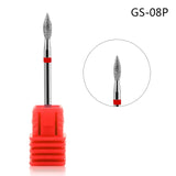 MEET ACROSS Ceramic Nail Drill Bit Diamond Electric Manicure Cutter Machine Rotate Remove Head Accessories Nail Art Tools