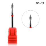 MEET ACROSS Ceramic Nail Drill Bit Diamond Electric Manicure Cutter Machine Rotate Remove Head Accessories Nail Art Tools