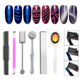 38 Style Extra Thick Magnet Stick Tools for Cat Eye Nail Gel Polish Magnetic Pen Magic 3D DIY Phantom Effect DIY Magnetic Board