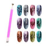 38 Style Extra Thick Magnet Stick Tools for Cat Eye Nail Gel Polish Magnetic Pen Magic 3D DIY Phantom Effect DIY Magnetic Board