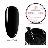 MEET ACROSS 5ml Nail Spider Gel Painting Creative Nail Art UV Gel Wire Drawing Elasticity Point Line Soak Off Gel Spider Varnish