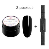 Magnetic 5D Cat Eye UV Gel Nail Polish Magnet Laser Nail Art Varnish Starry Sky Jade Effect Soak Off UV Gel Nail Art Lacquer